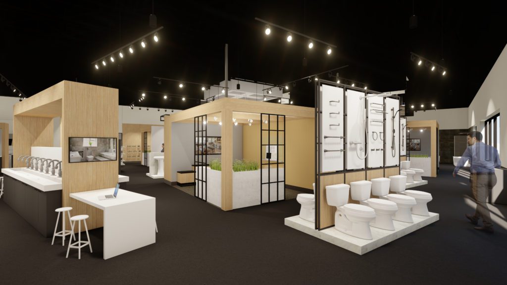Home Depot Design Center Showroom rendering