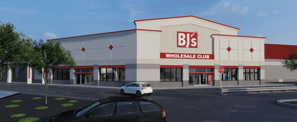 BJ's Wholesale Club Grocery Storefront rendering
