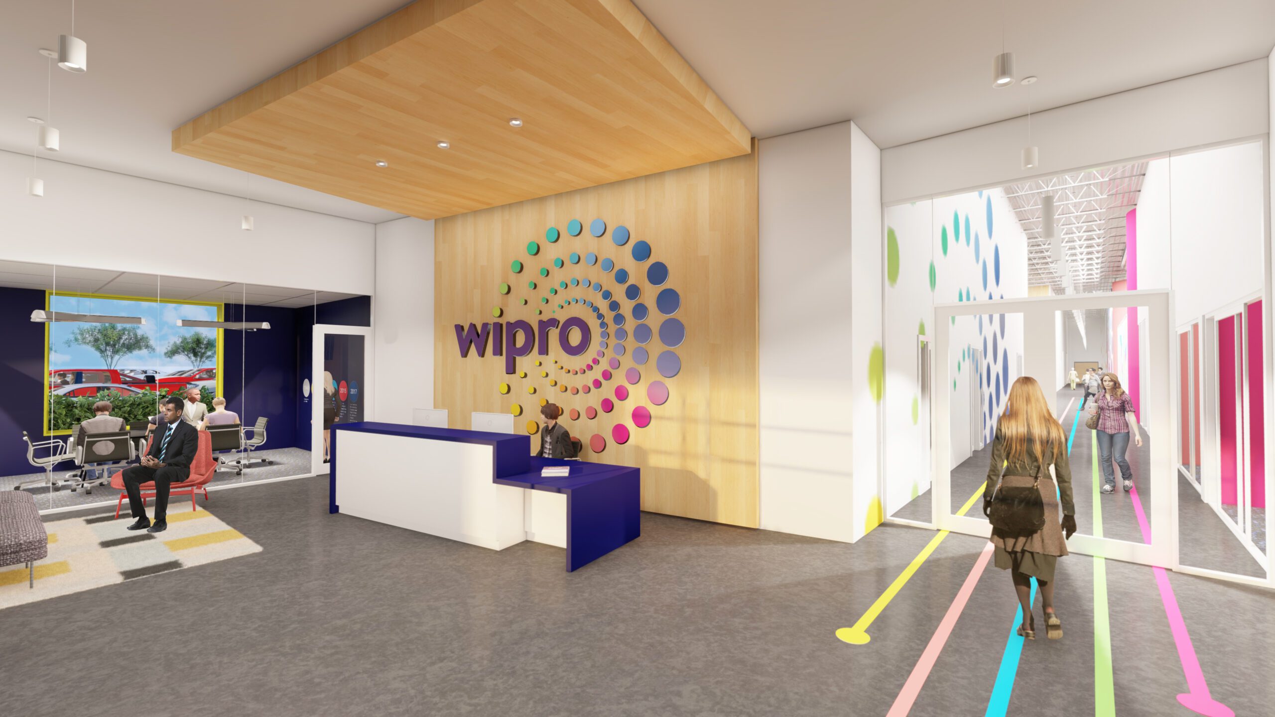 WIPRO Lobby rendering